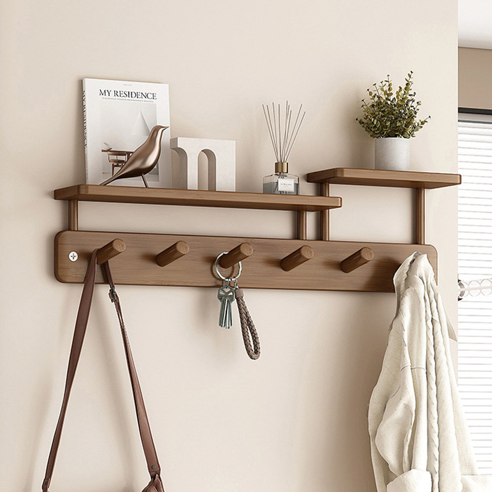 6+Hooks+Wall+Coat+Hook+Rack+